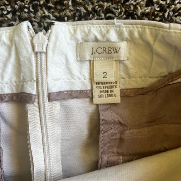 J. Crew White Midi Pencil Skirt for Work - Picture 4 of 5